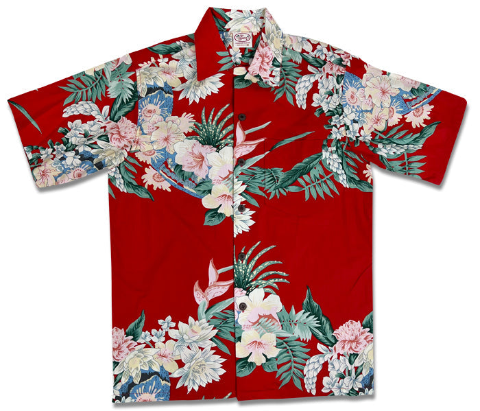 Aloha Nui (Red) Hawaiian Shirts