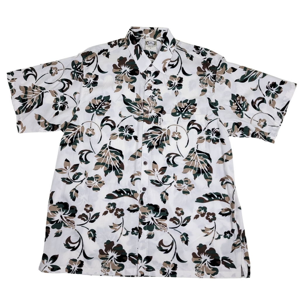 Aloha Camo (Beige) Hawaiian Shirts