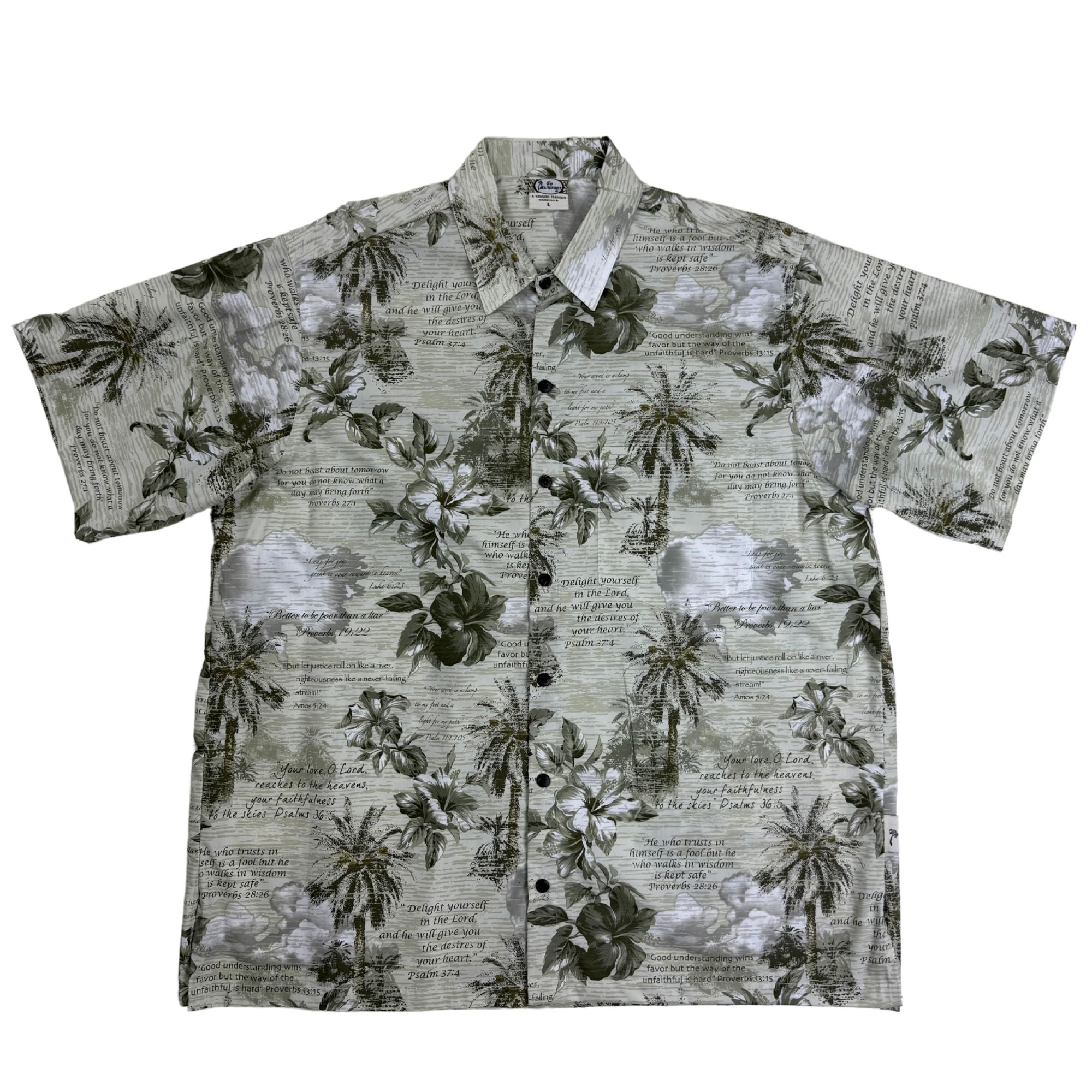Aloha Proverbs (Khaki) Hawaiian Shirts