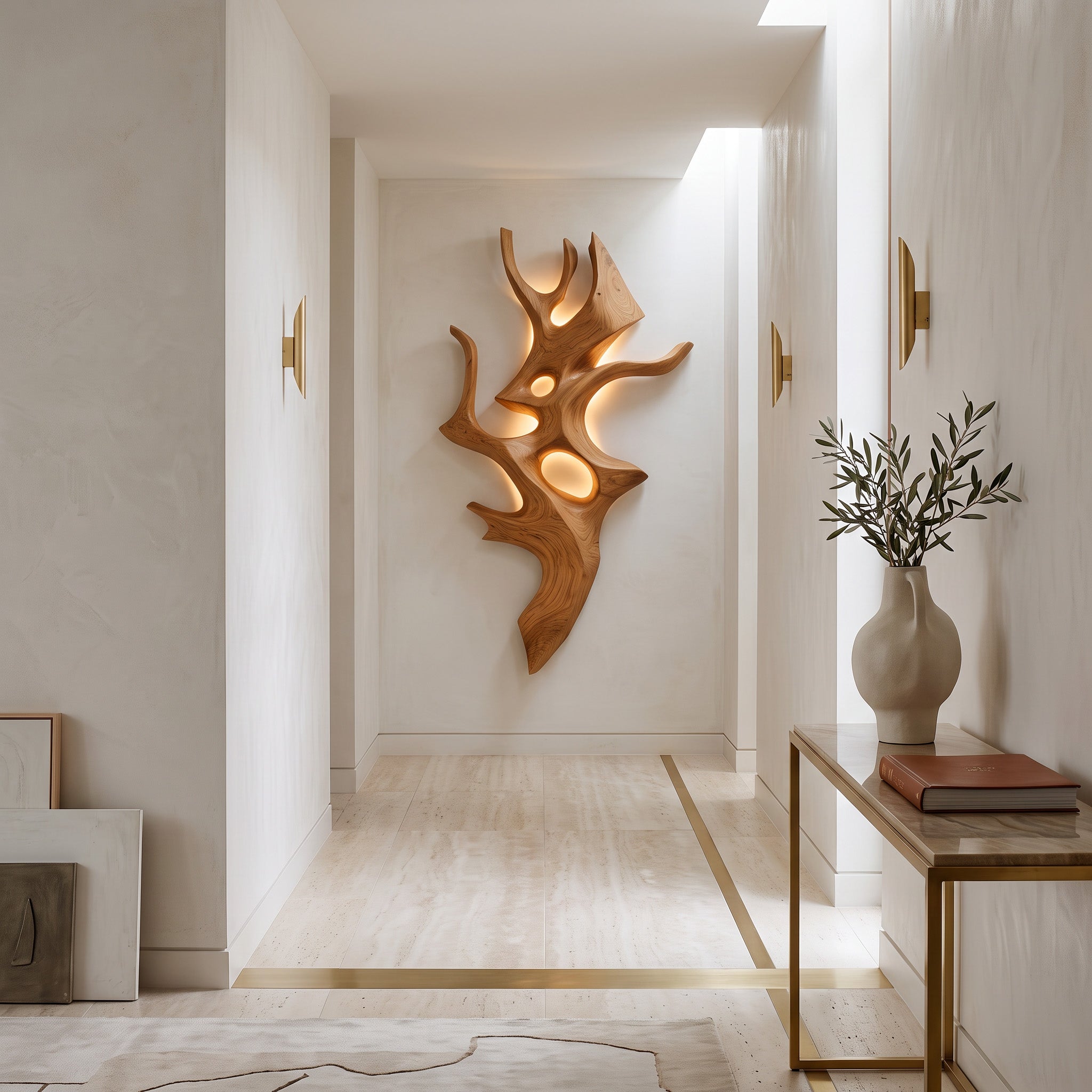 Architectural Wall Light With Integrated LED For Bedroom