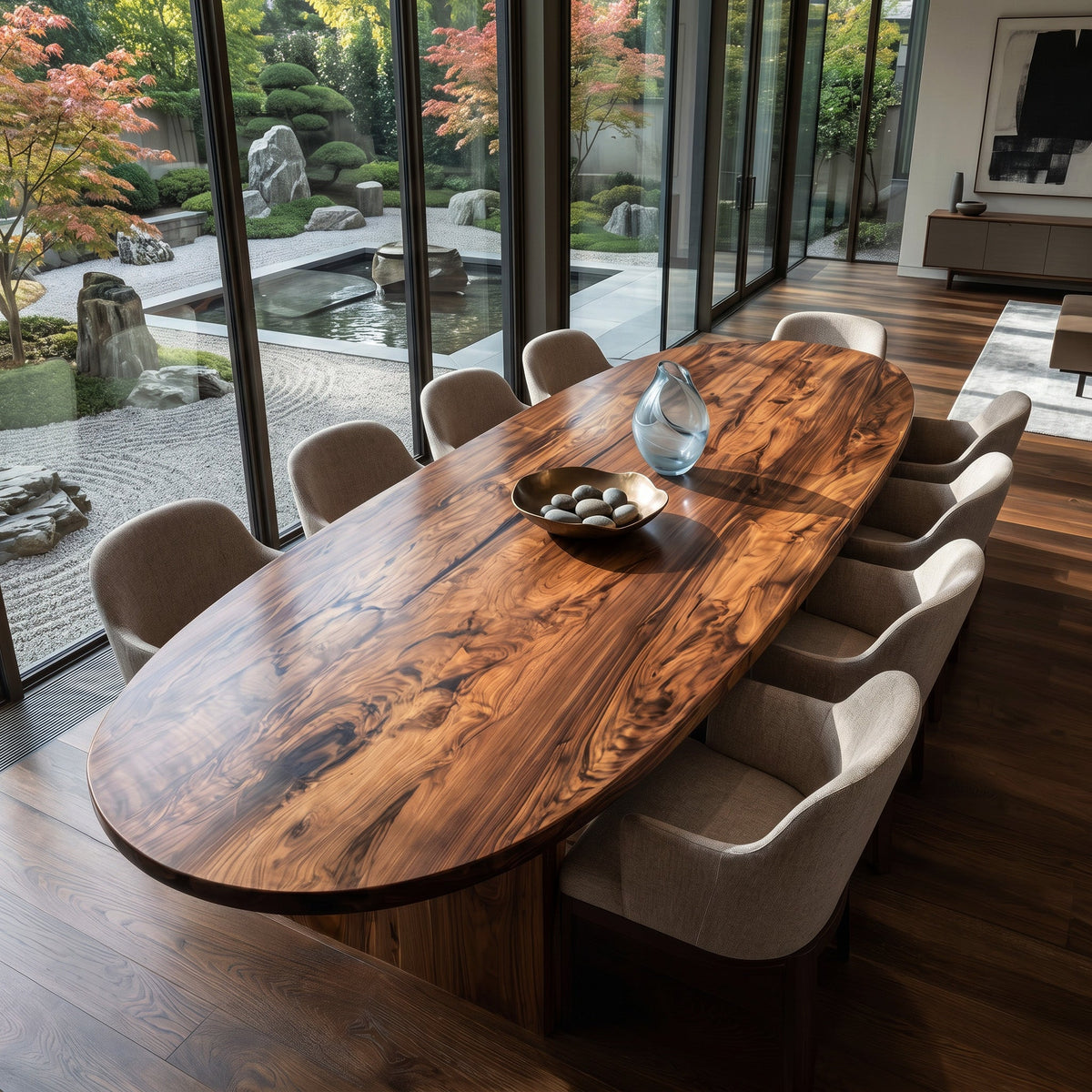 Contemporary Oval Dining Table For Dining Room