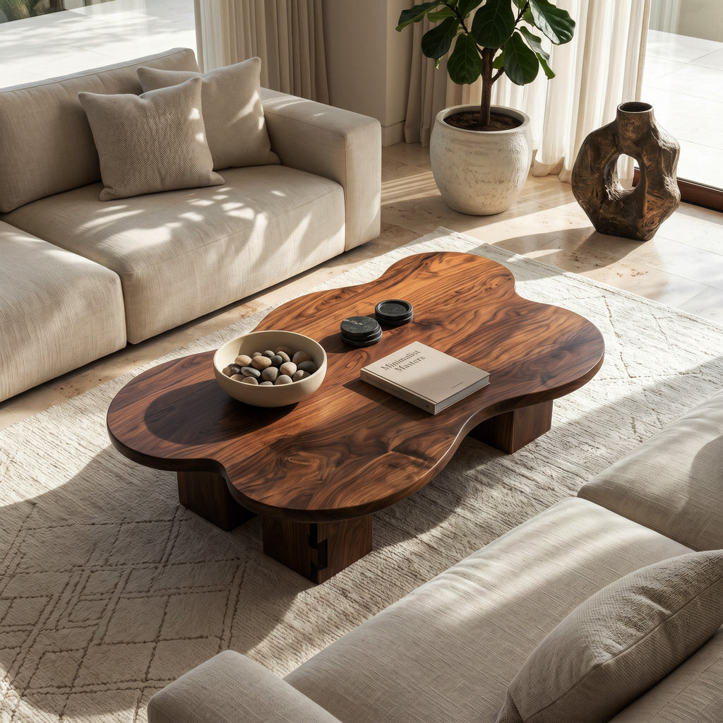 Contemporary Cloud Shape Coffee Table For Living Room Decor