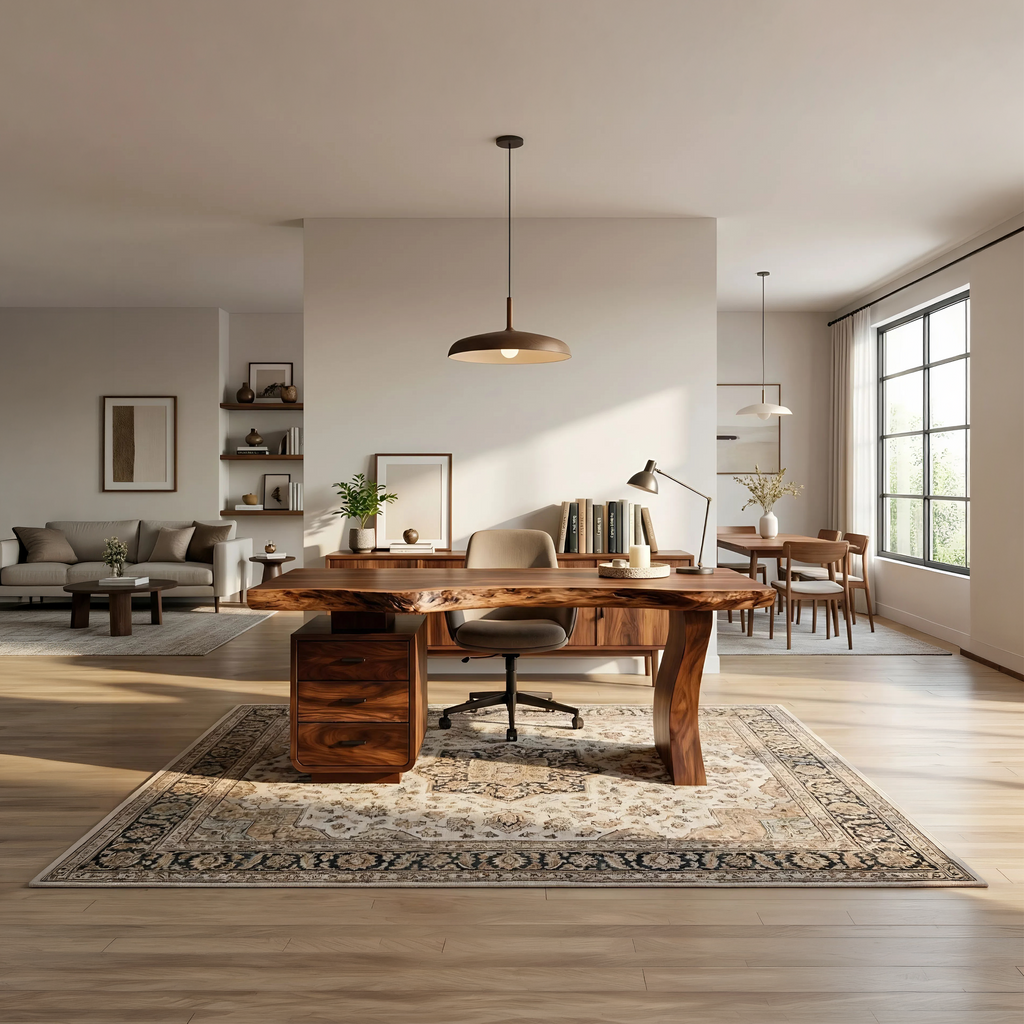 Contemporary Home Office Desk For Artistic Living Room