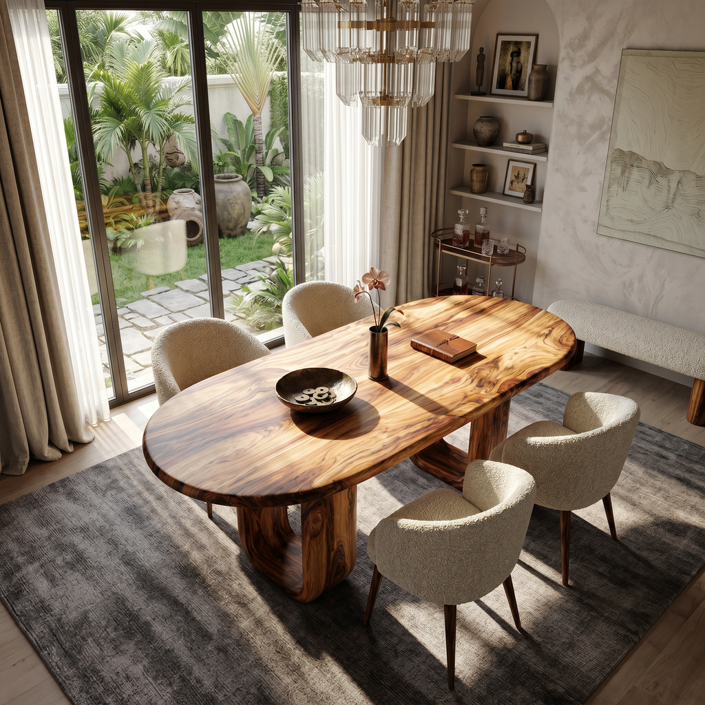 Contemporary Dining Table For Home Bar Area