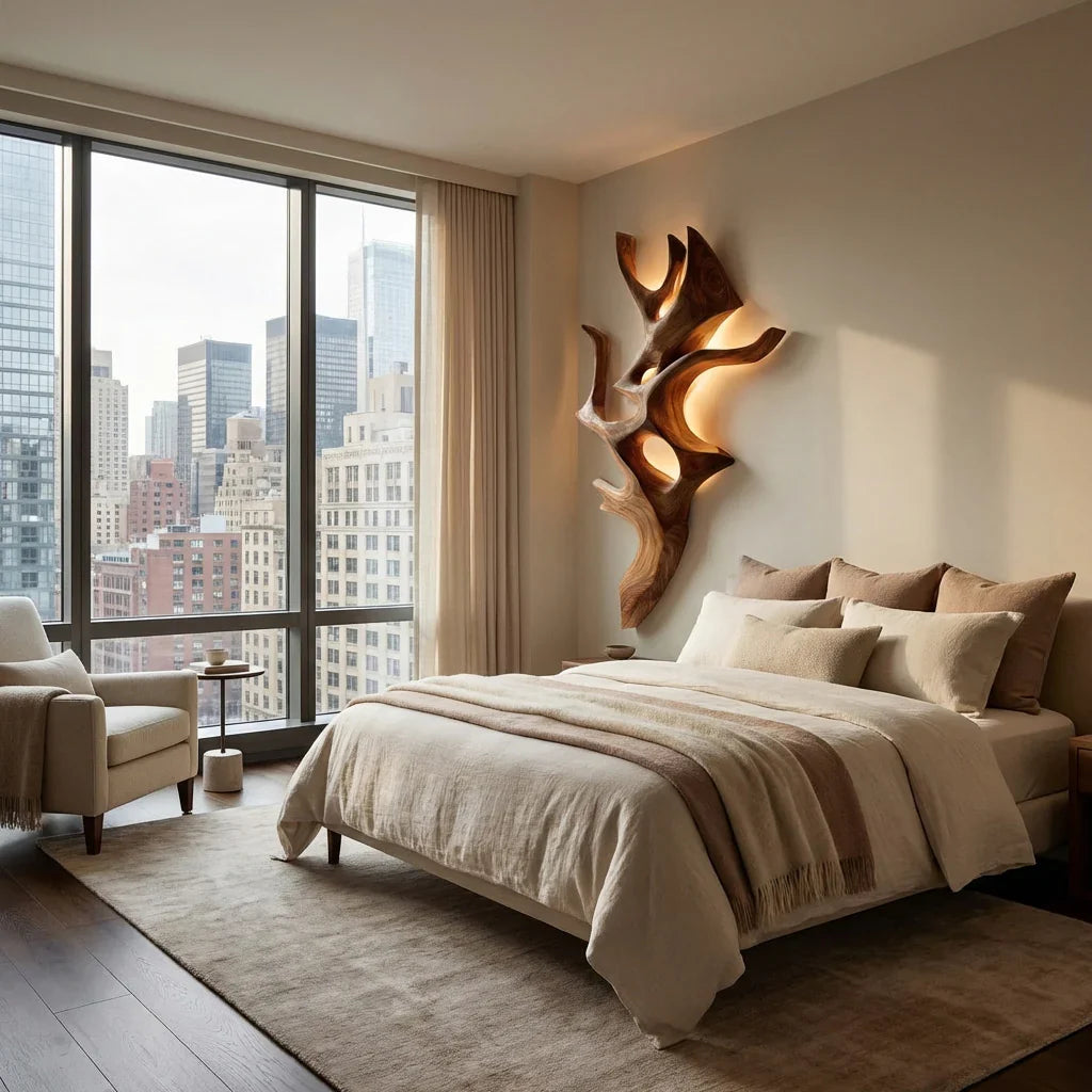 Architectural Wall Light With Integrated LED For Bedroom