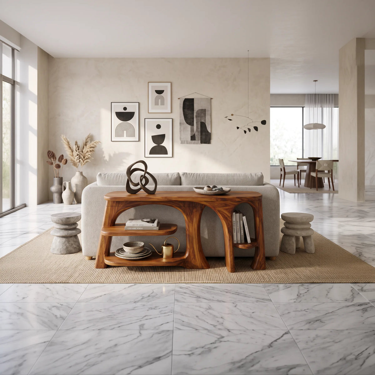 Contemporary Loop Console Table For Stylish Entryway