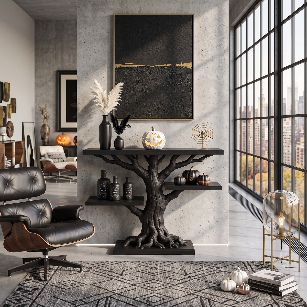 Contemporary Root Form Display Table For Halloween Furniture