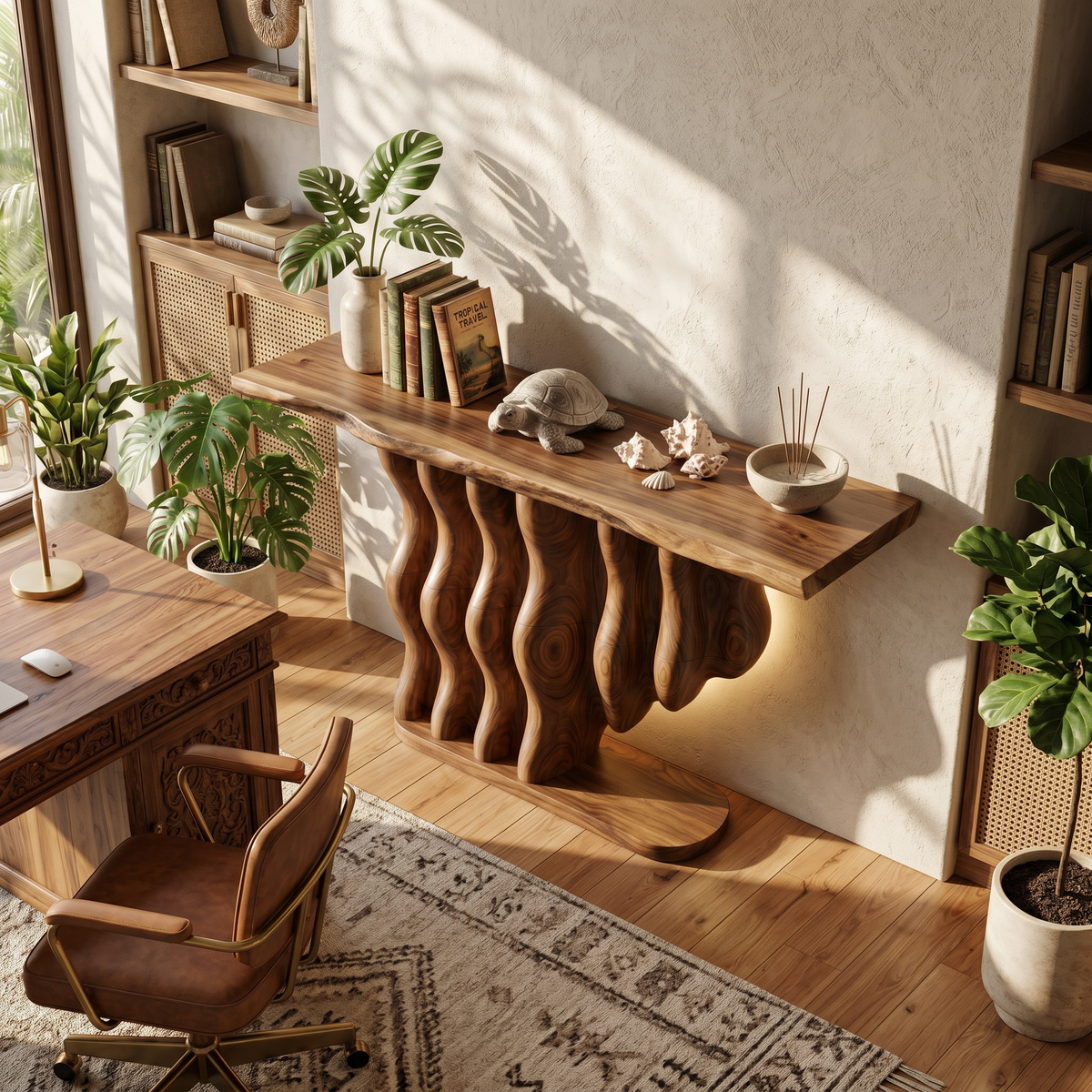 Coastal Infinity Base Console Table Beach House
