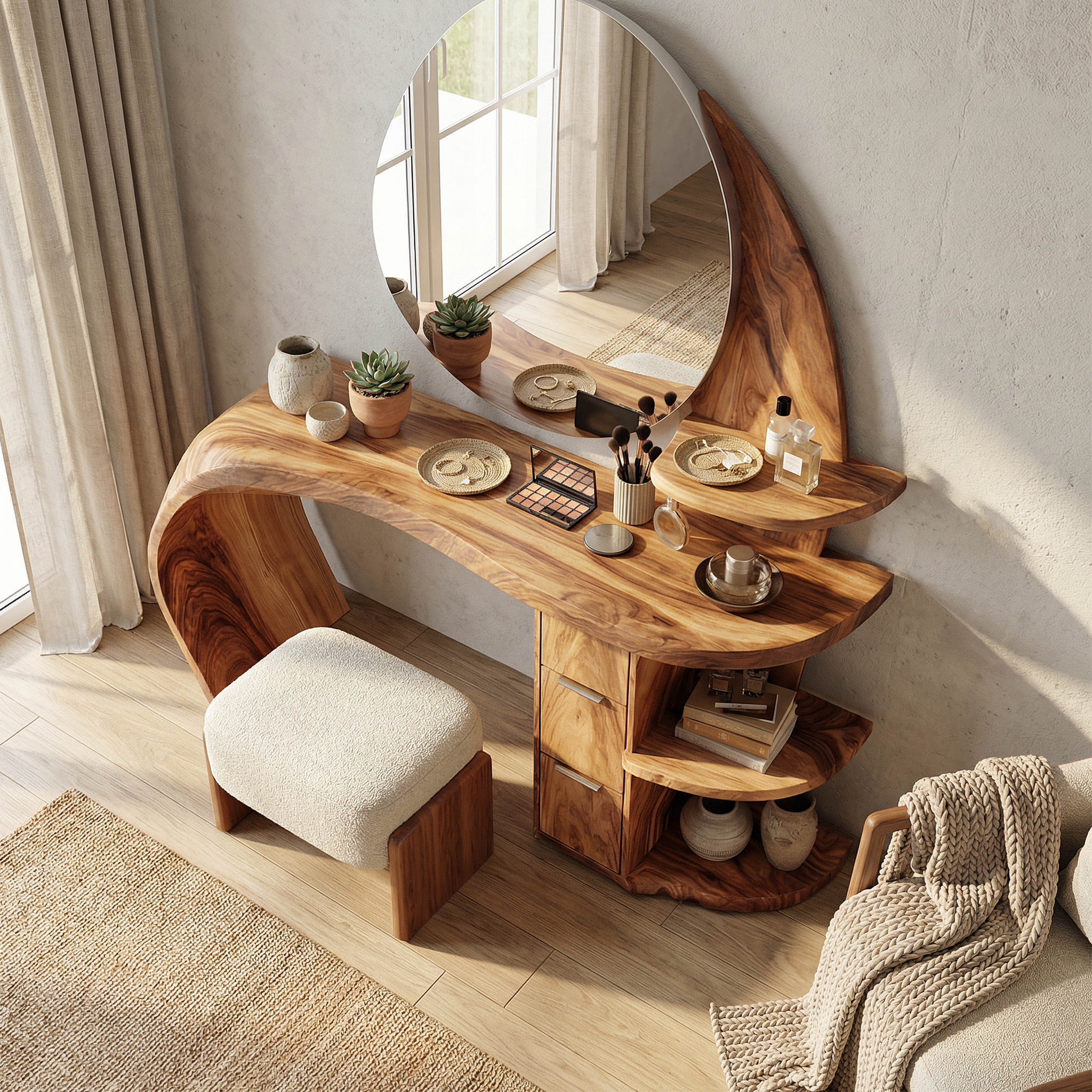 Classic Dressing Table Makeup Area Personal Space Dressing Area