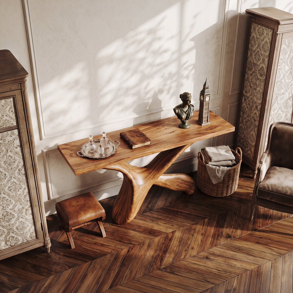 Farmhouse Console Table Entryway Decor - view 2