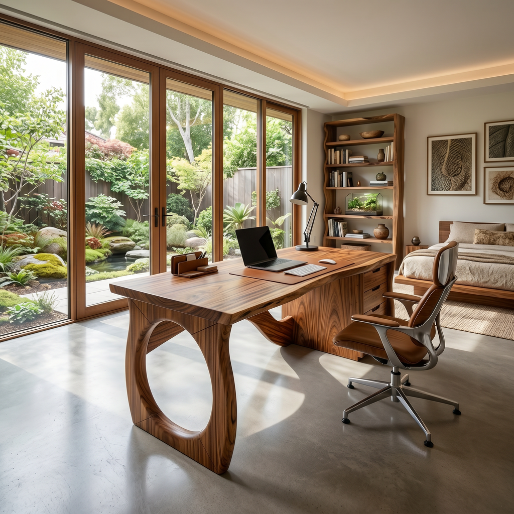 Contemporary Executive Desk Designer Workspace