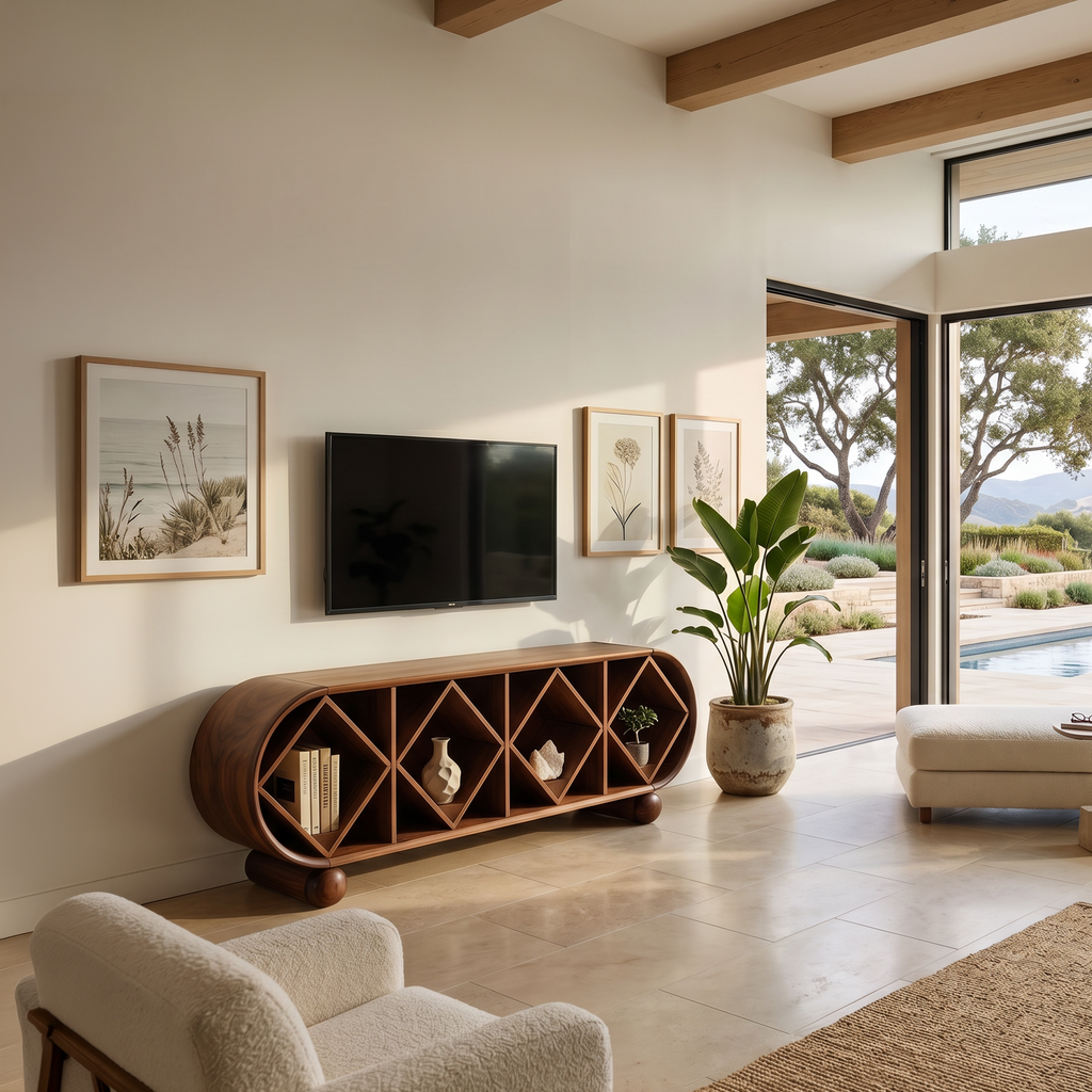 Contemporary Linear TV Console For Modern Living Space