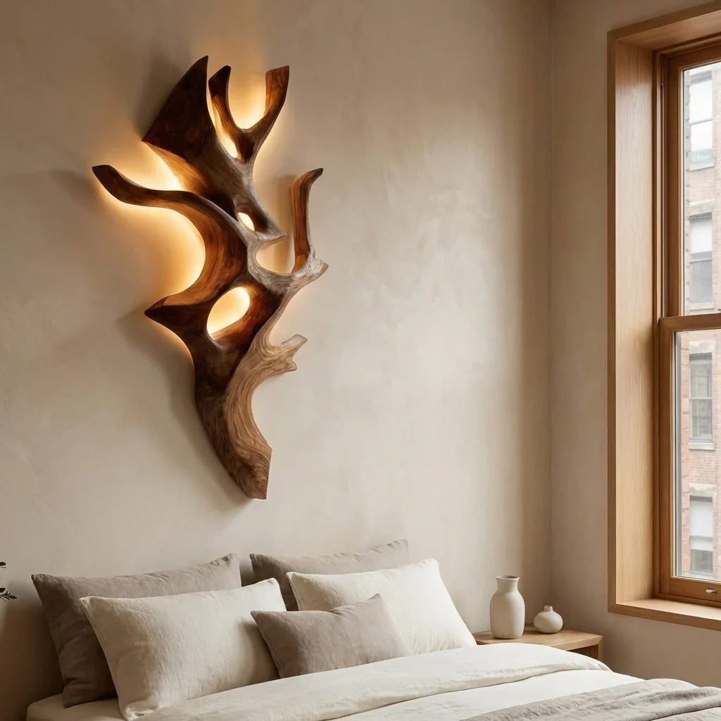 Architectural Wall Light With Integrated LED For Bedroom