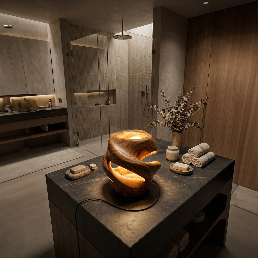Contemporary Sculptural Lamp Dining Room Kitchen Island Corner Space