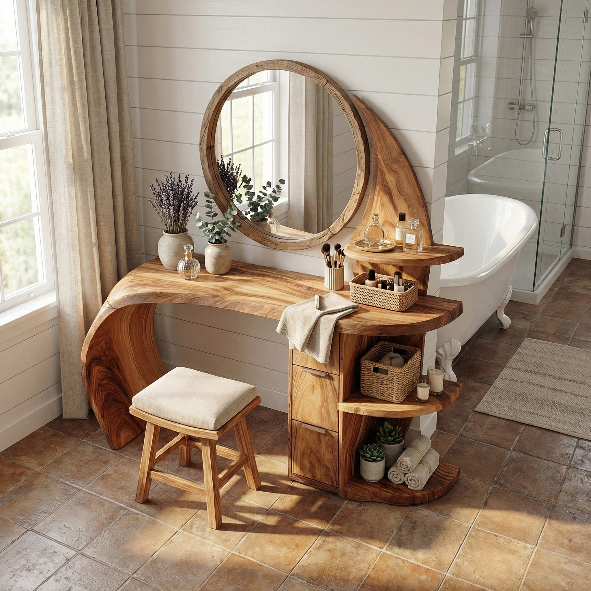 Classic Dressing Table Makeup Area Personal Space Dressing Area