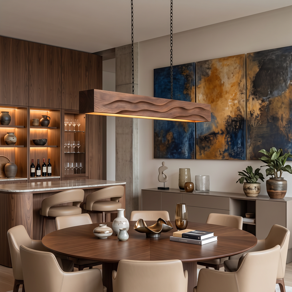 Elegant Dining Light Combining Modern Design For Kitchen