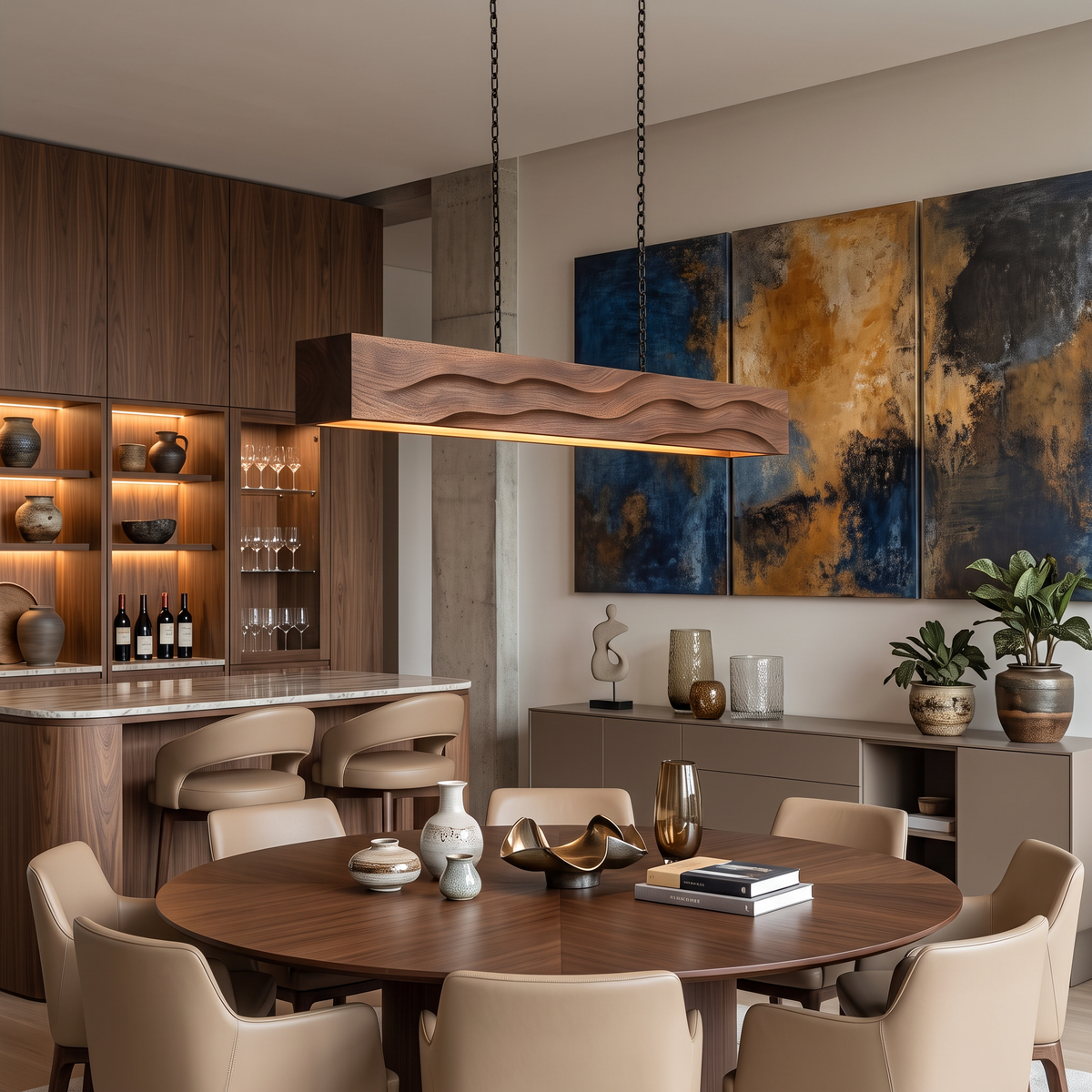 Elegant Dining Light Combining Modern Design For Kitchen