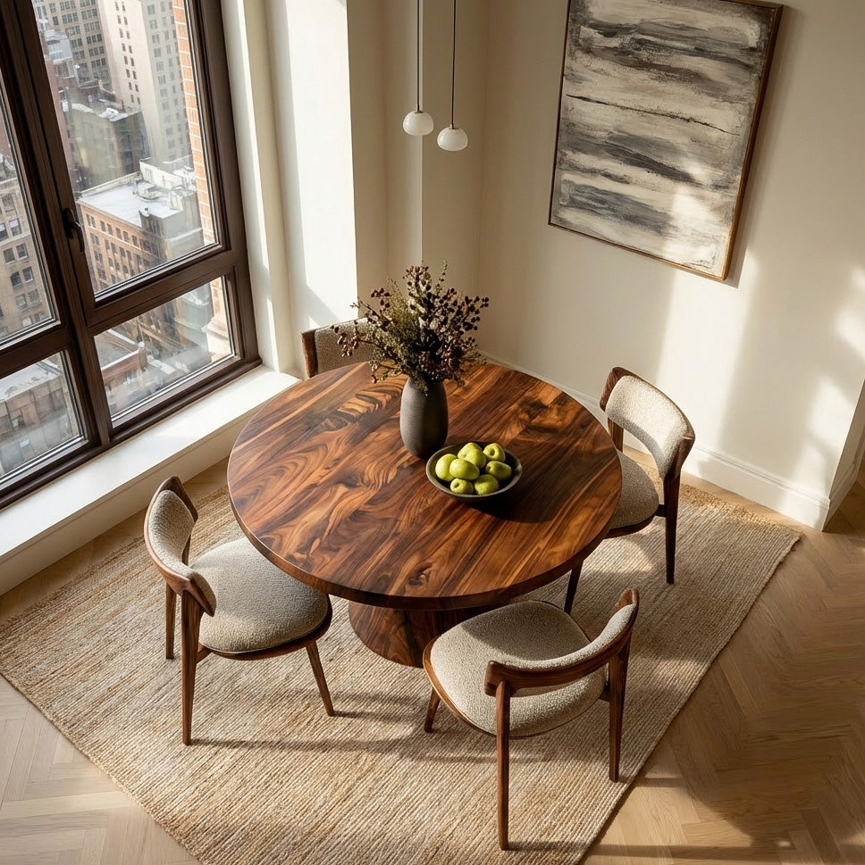 Artistic Pedestal Dining Table For Dining Furniture