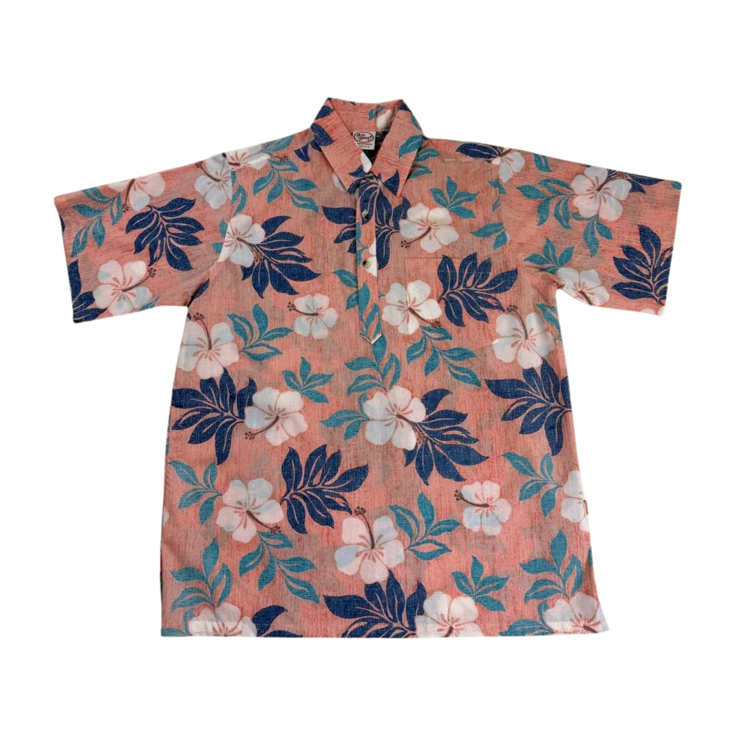 Hibiscus Cross Pullover (Pink) Hawaiian Shirts