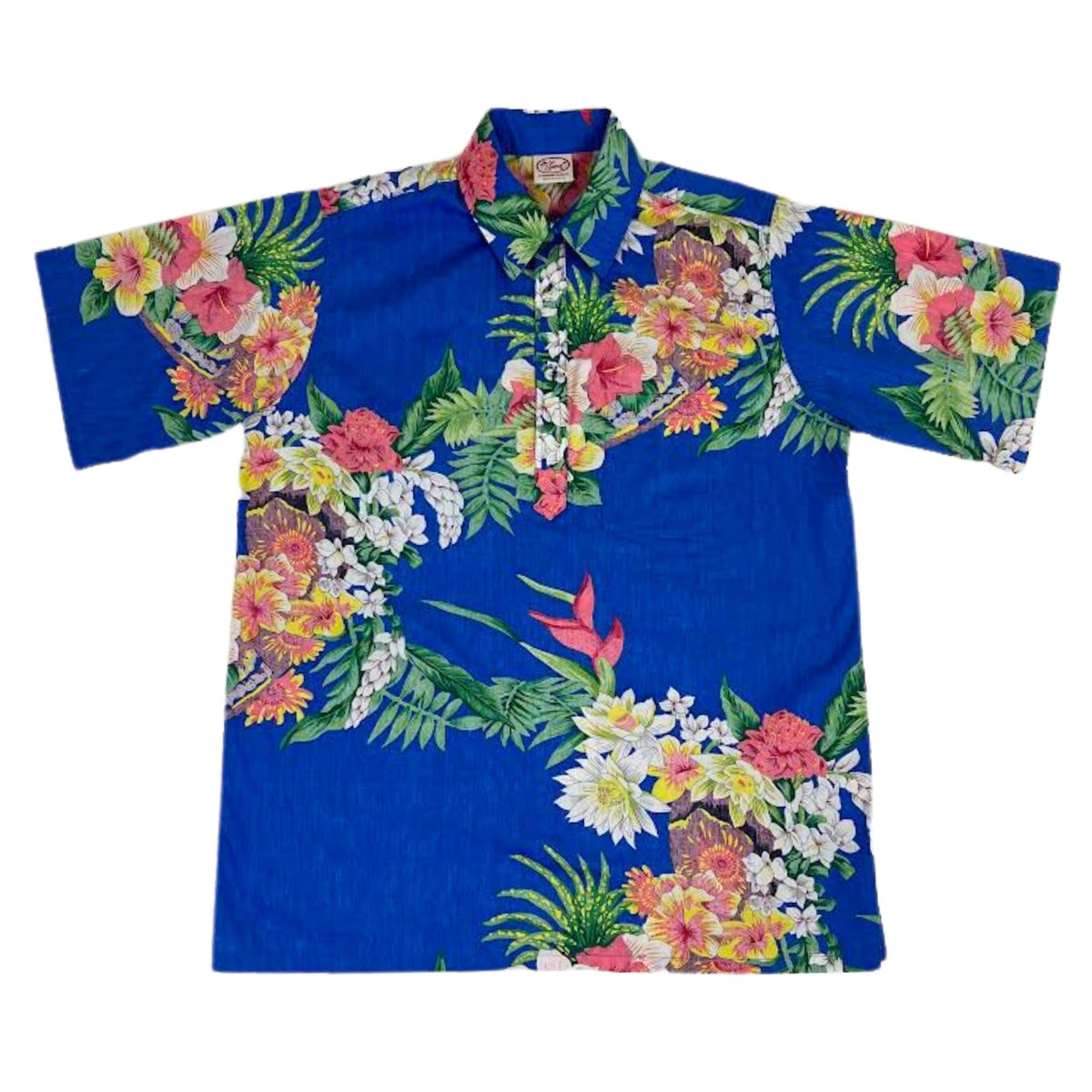 Aloha Nui Pullover (Royal) Hawaiian Shirts