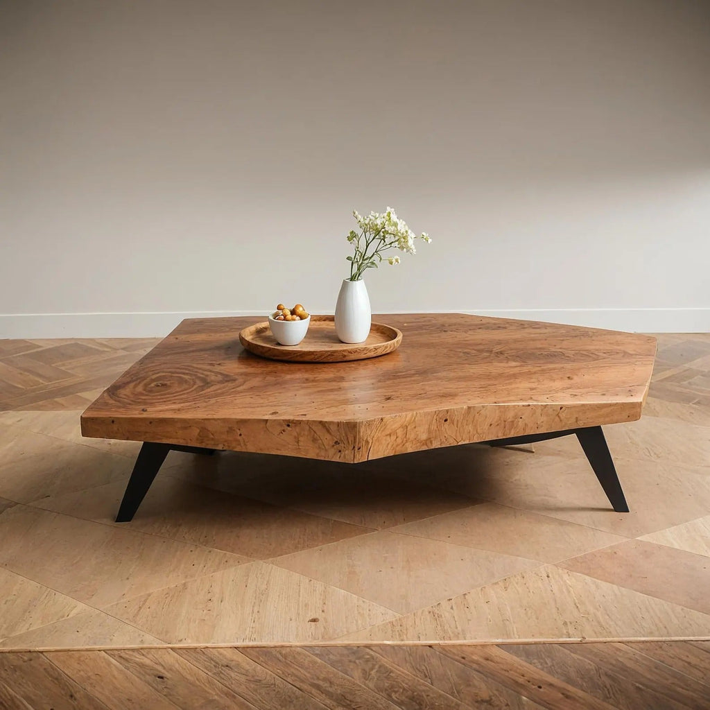 Contemporary Geometric Coffee Table For Modern Living Room - view 3