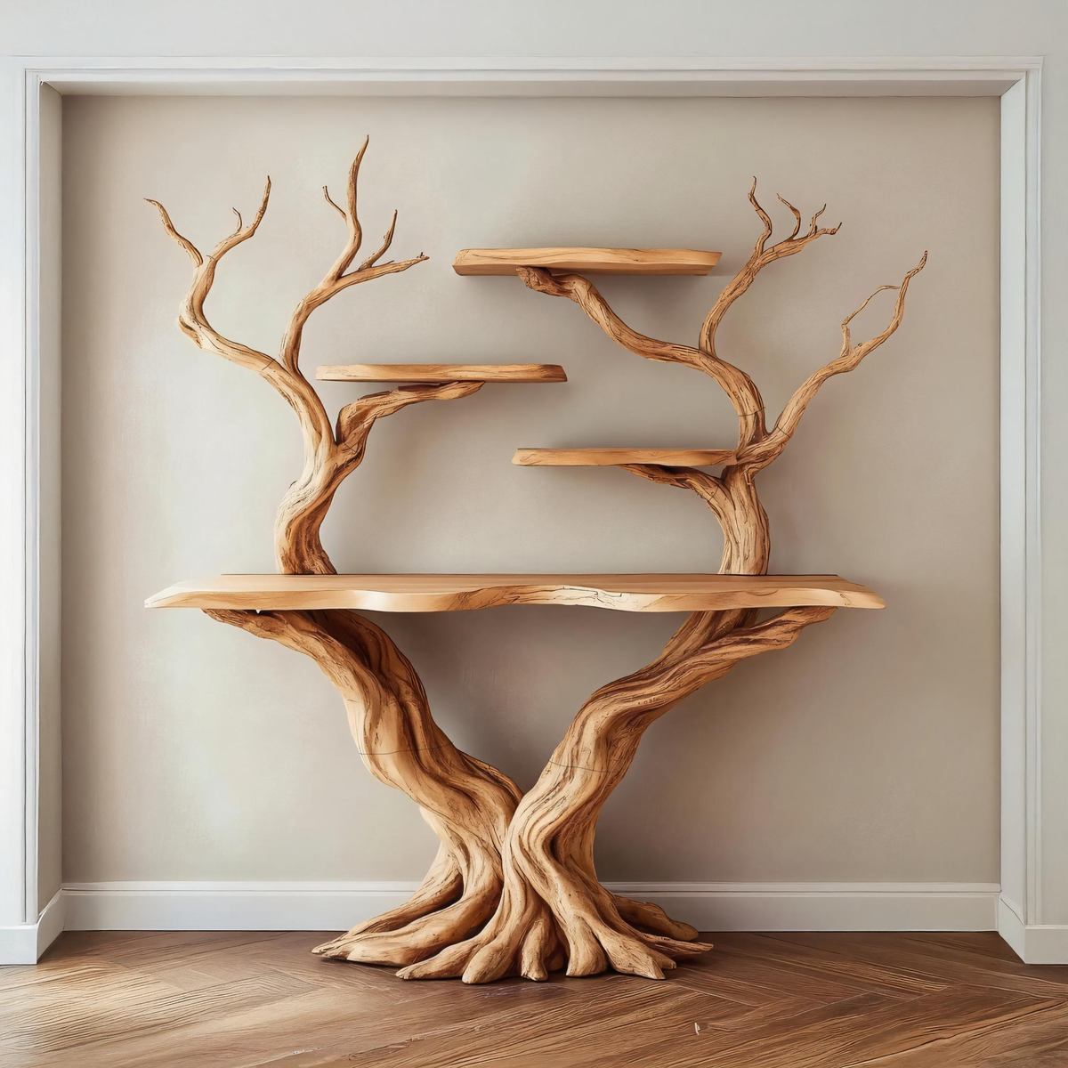 Console Table Solid Wood Rustic Farmhouse Gift - view 3