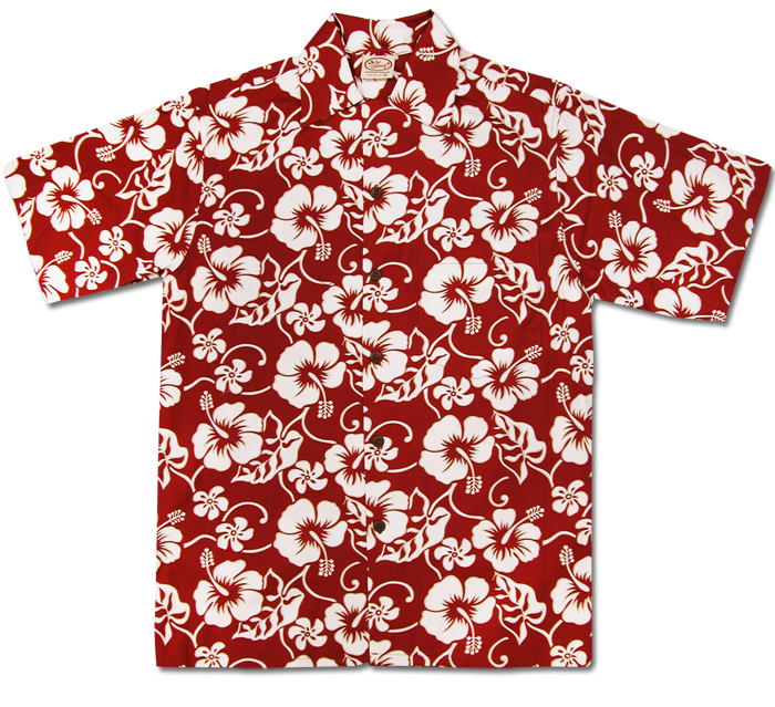 Pareau (Red) Hawaiian Shirts