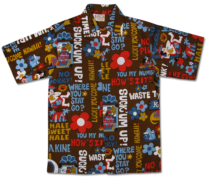 Waste Time (Brown) Hawaiian Shirts