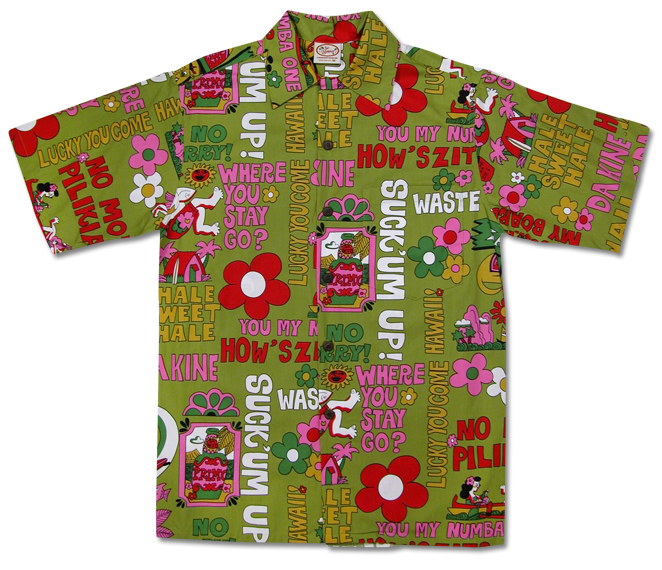 Waste Time (Olive) Hawaiian Shirts