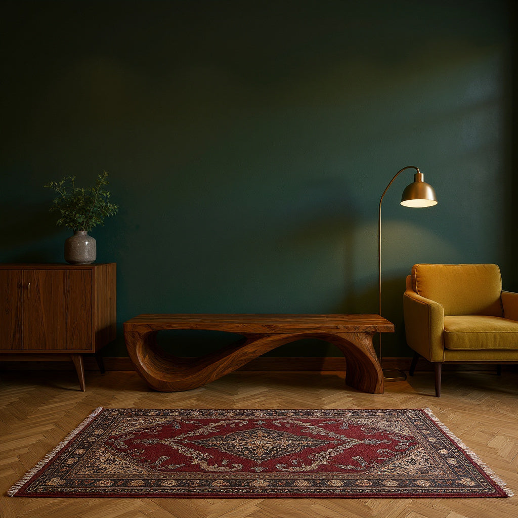 Architectural Bench Sculpted For Modern Hallway Decor