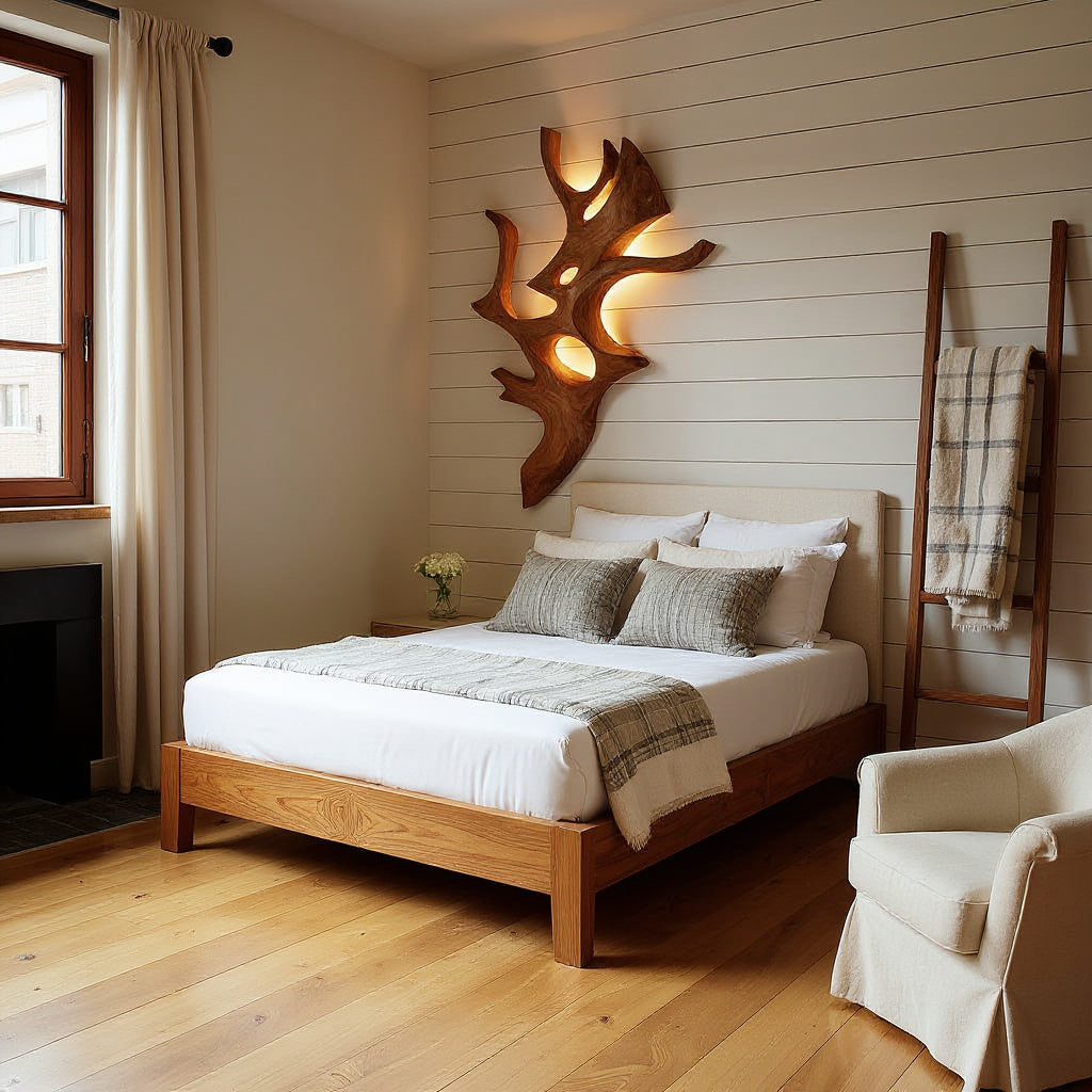 Architectural Wall Light With Integrated LED For Bedroom