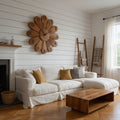 Artisan Wooden Wall Clock For Contemporary Living Space