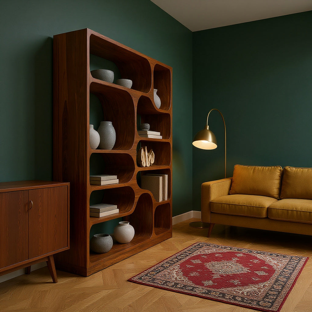 Artistic Bookcase For Living Room Or Bedroom