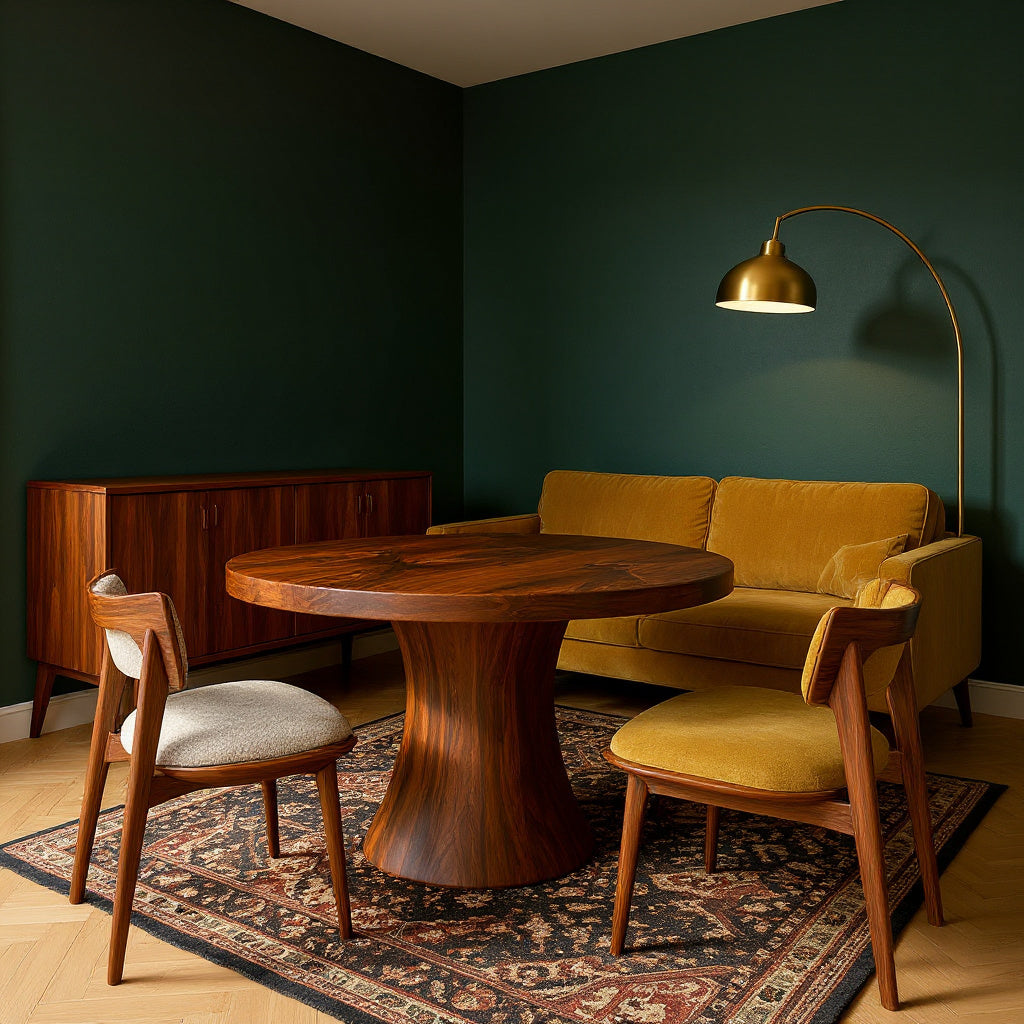 Artistic Pedestal Dining Table For Dining Furniture