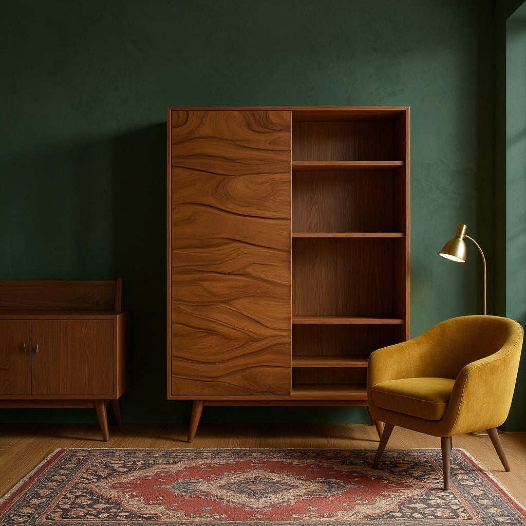 Artistic Sculptural Wardrobe For Bedroom Decor Interior