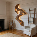 Artistic Solid Wood Wall Light For Modern Interior