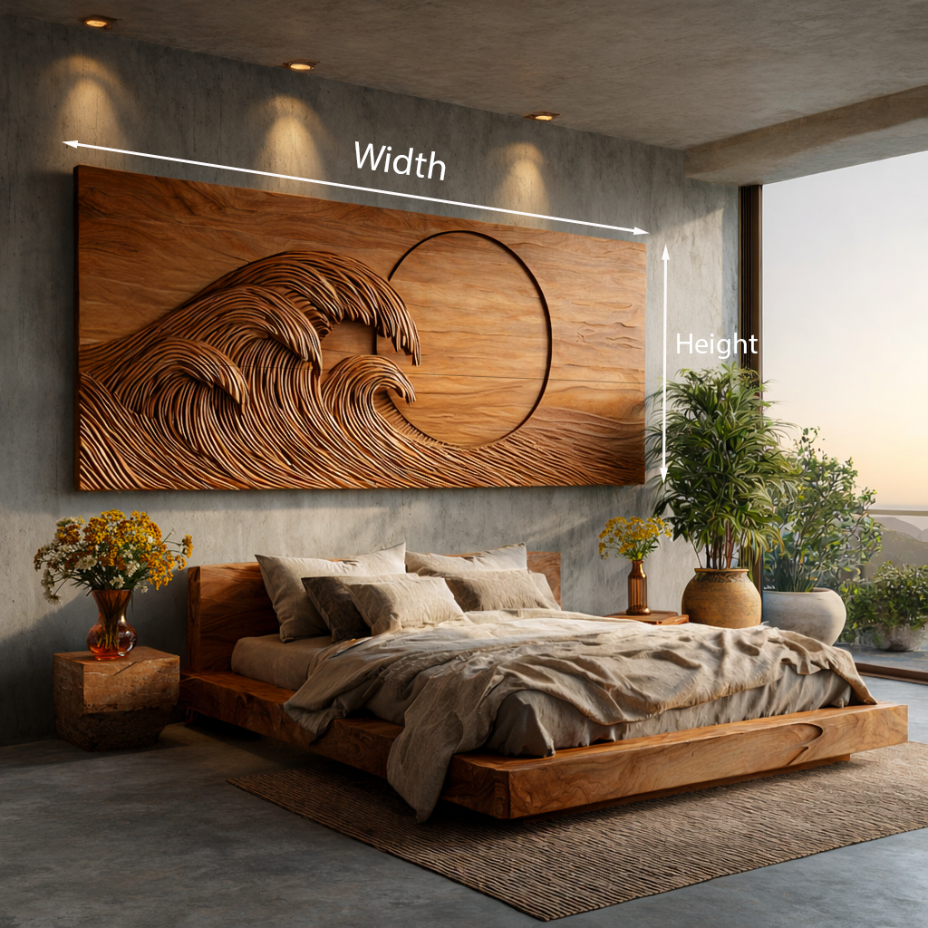 Artistic Wooden Seascape Wall Art For Modern Home