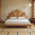 Boho Flower Petal Headboard And Bed Frame For Queen And King Bedroom