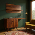 Contemporary Bathroom Vanity Open Shelf Storage For Bathroom