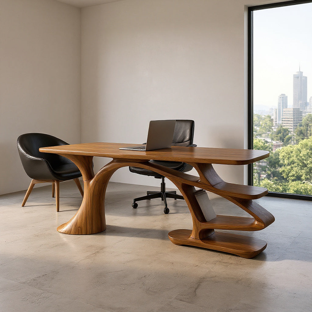 Contemporary Branch Base Writing Desk Home Office
