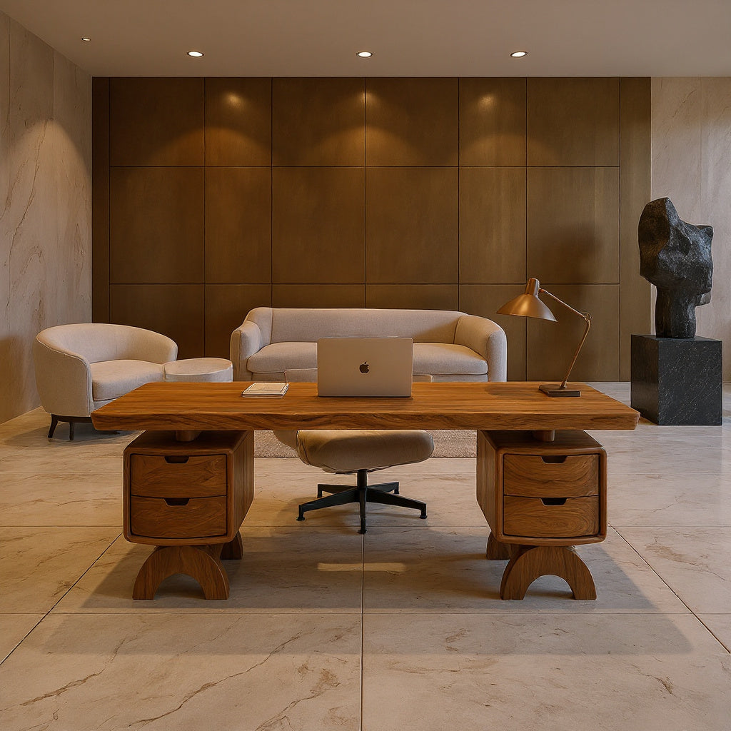 Contemporary Executive Desk Bedroom Office