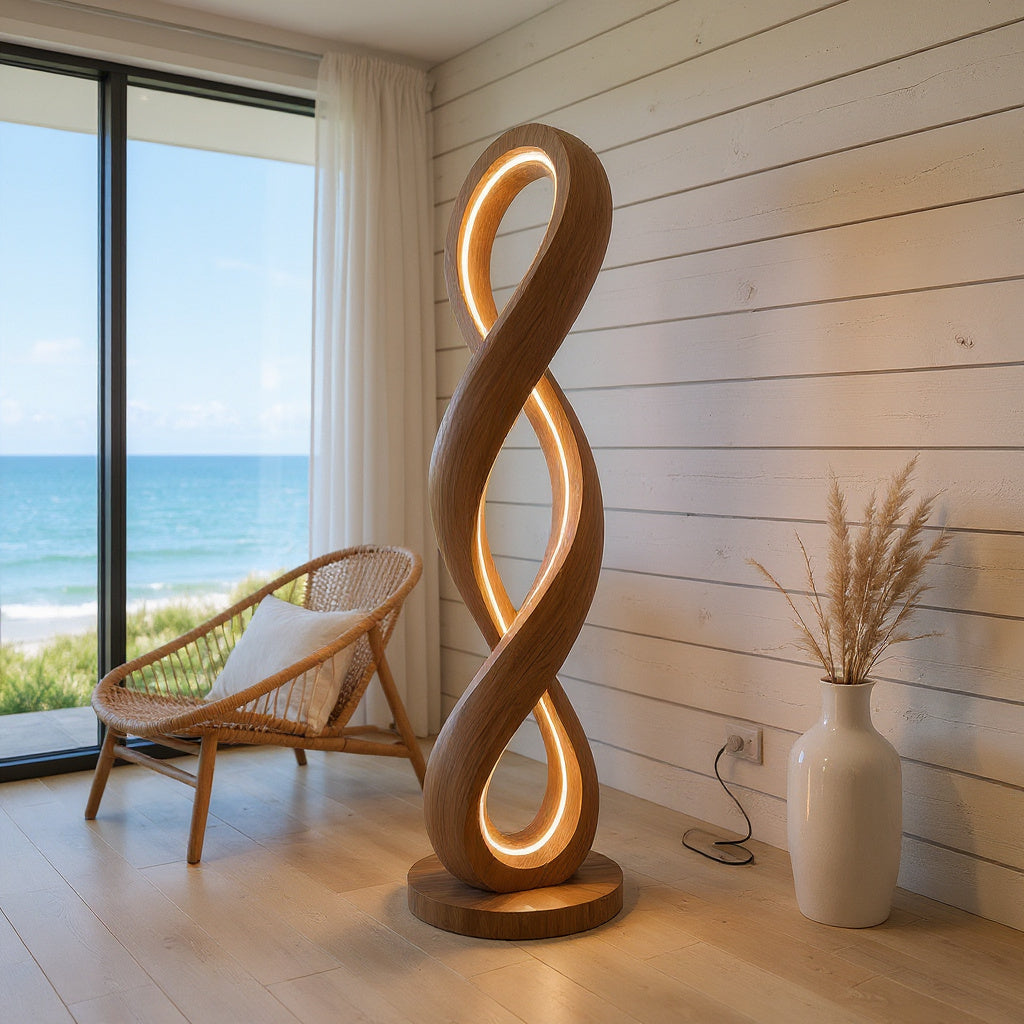 Contemporary Infinity Lamp With Table For Lounge