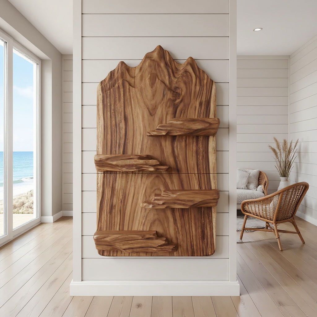 Contemporary Landscape Bottle Holder For Modern Interior