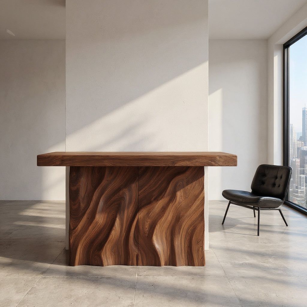 Contemporary Live Form Hall Table For Loft Interior Space