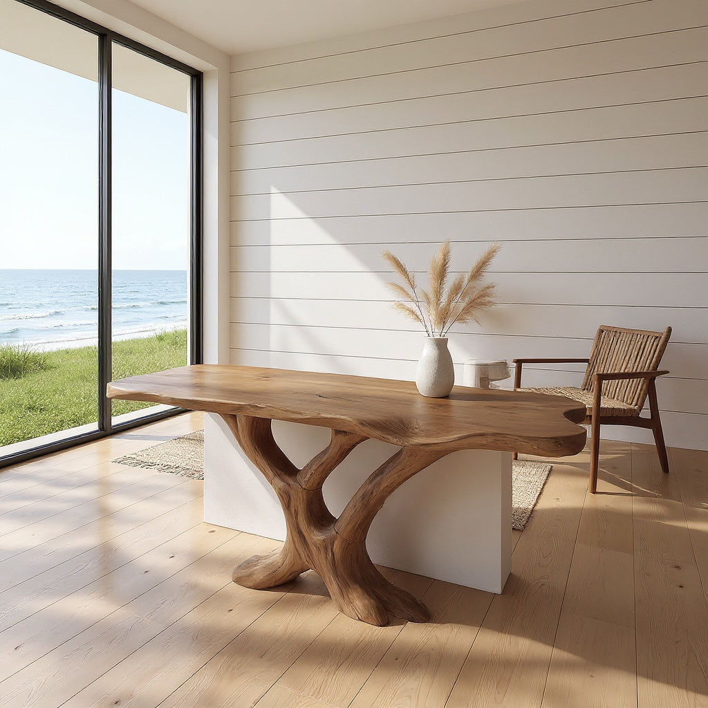 Contemporary Loop Console Table Modern Hallway
