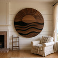 Contemporary Mountain Landscape Wall Art For Living Room