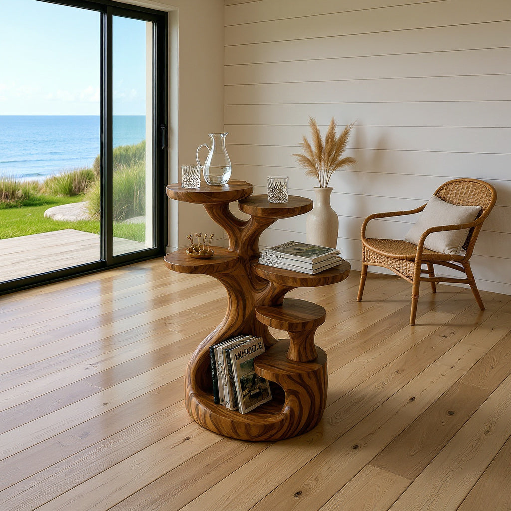 Contemporary Multi Tier Side Table Modern Home