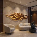 Contemporary Organic Wall Panel For Entryway Interior Space