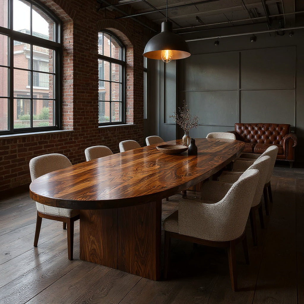 Contemporary Oval Dining Table For Dining Room