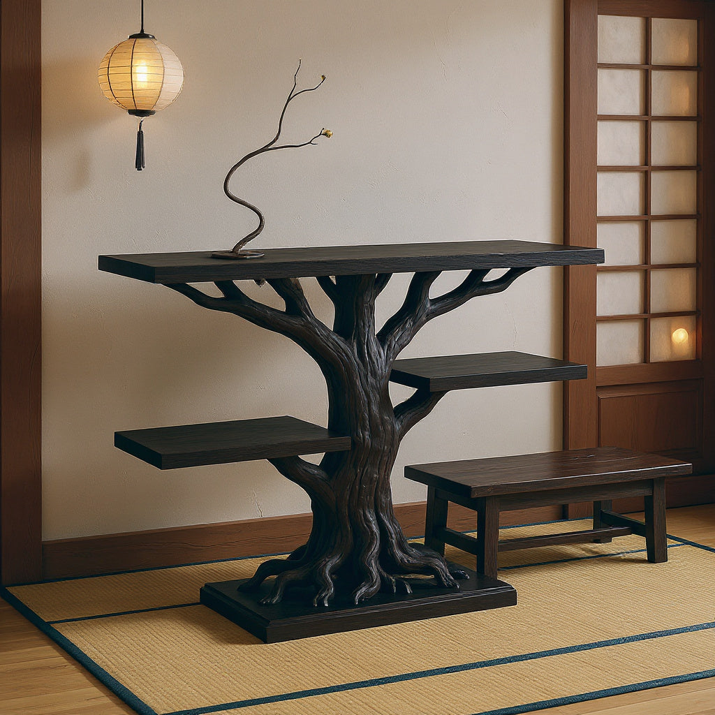 Contemporary Root Form Display Table For Halloween Furniture